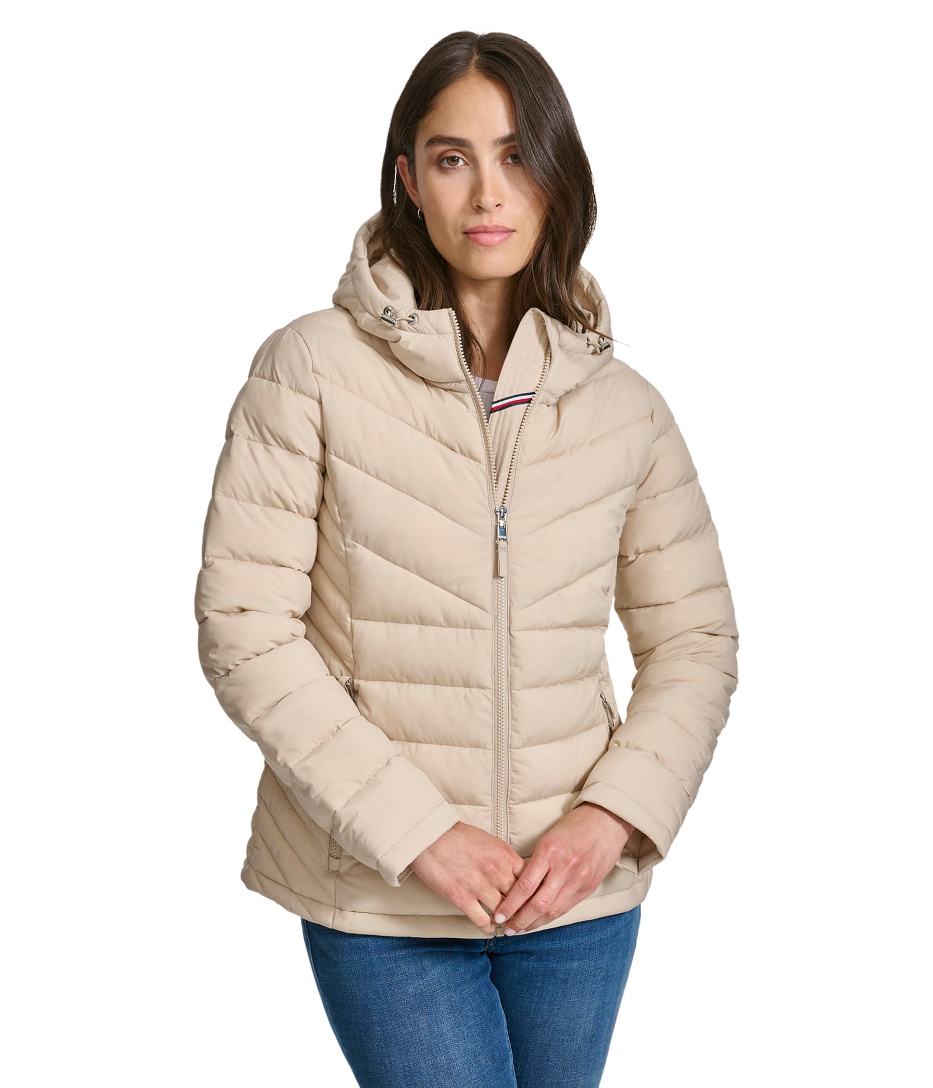 Foto 2 pulgar | Chaqueta Acolchada Tommy Hilfiger Essential Para Mujer, Talla Xl - Venta Internacional.