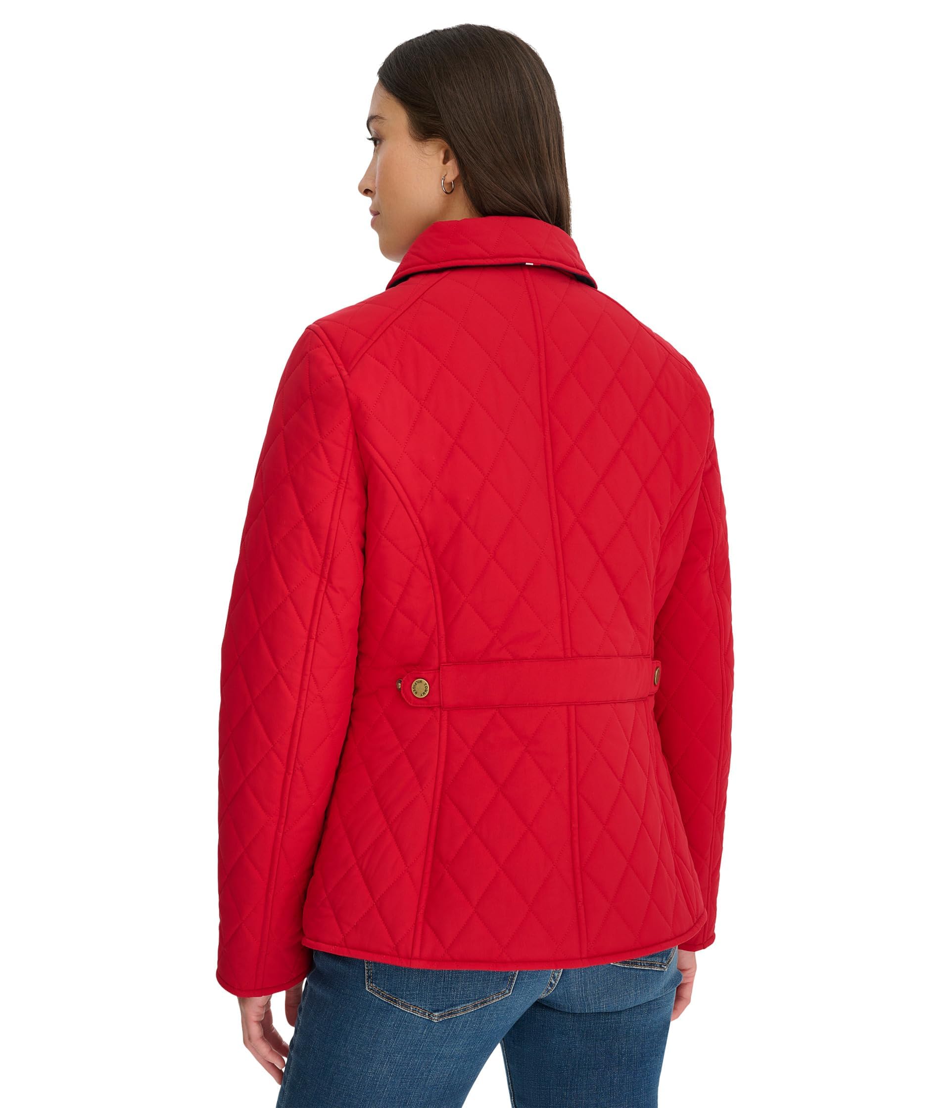Foto 3 pulgar | Chaqueta Tommy Hilfiger Classic Barn Para Mujer Crimson M - Venta Internacional.