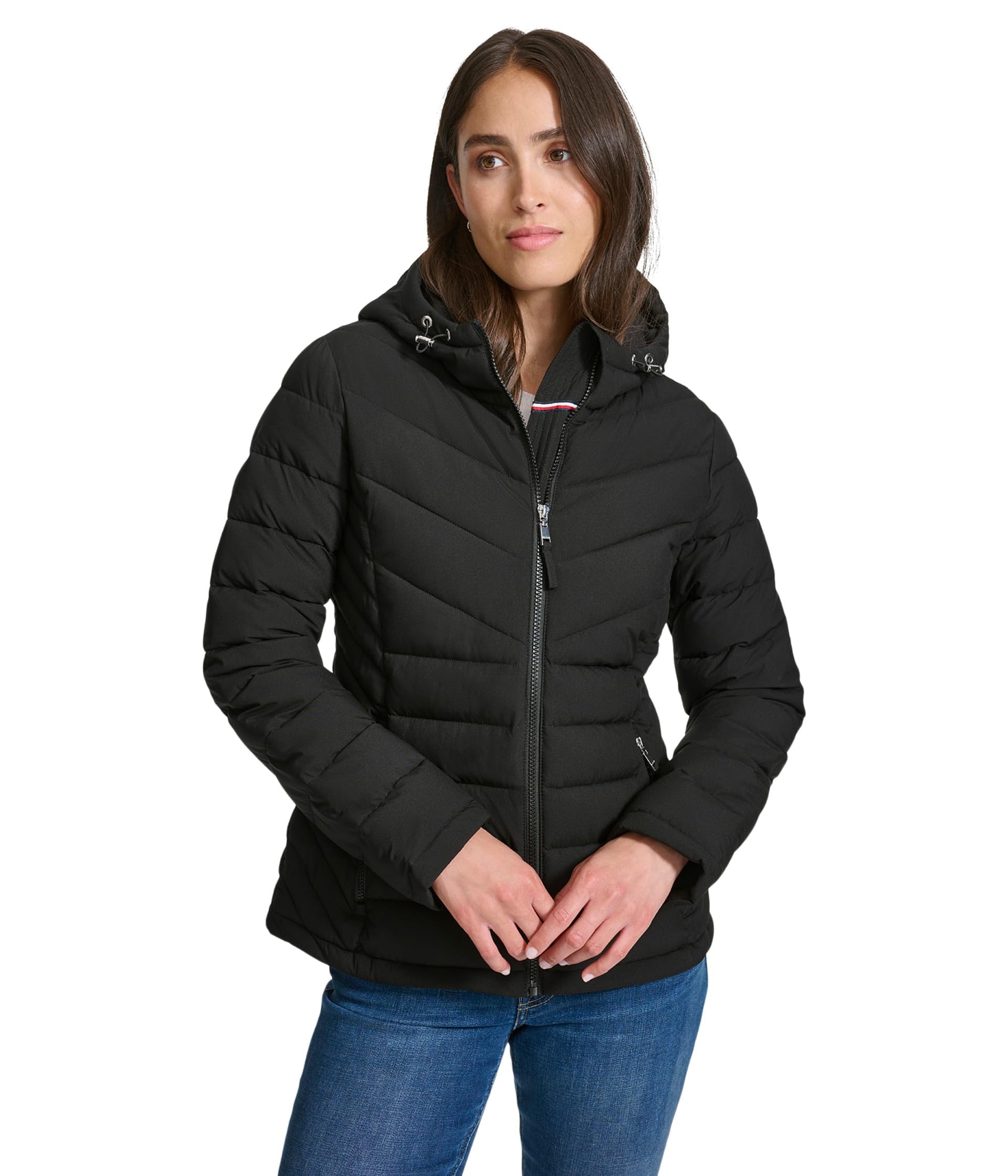 Foto 2 pulgar | Chaqueta Tommy Hilfiger Essential Lightweight Puffer Para Mujer - Venta Internacional.