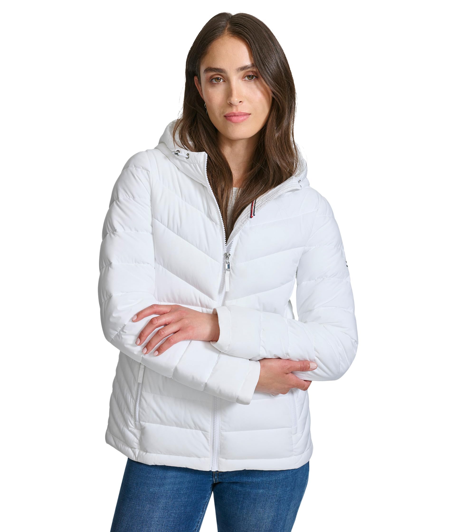 Foto 2 pulgar | Chaqueta Tommy Hilfiger Essential Lightweight Puffer Para Mujer - Venta Internacional.