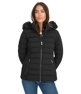 Foto 1 | Chaqueta Tommy Hilfiger de Piel Sintética con Ribetes Cortos y Acolchados para Mujer - Venta Internacional