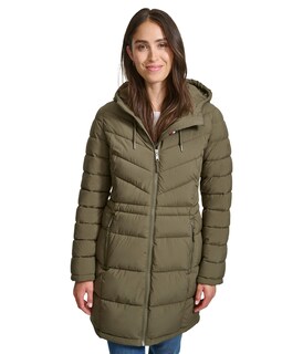 Foto 1 | Chaqueta Tommy Hilfiger Para Mujer, 3/4, Ligera, Con Cremallera, De Enebro - Venta Internacional.
