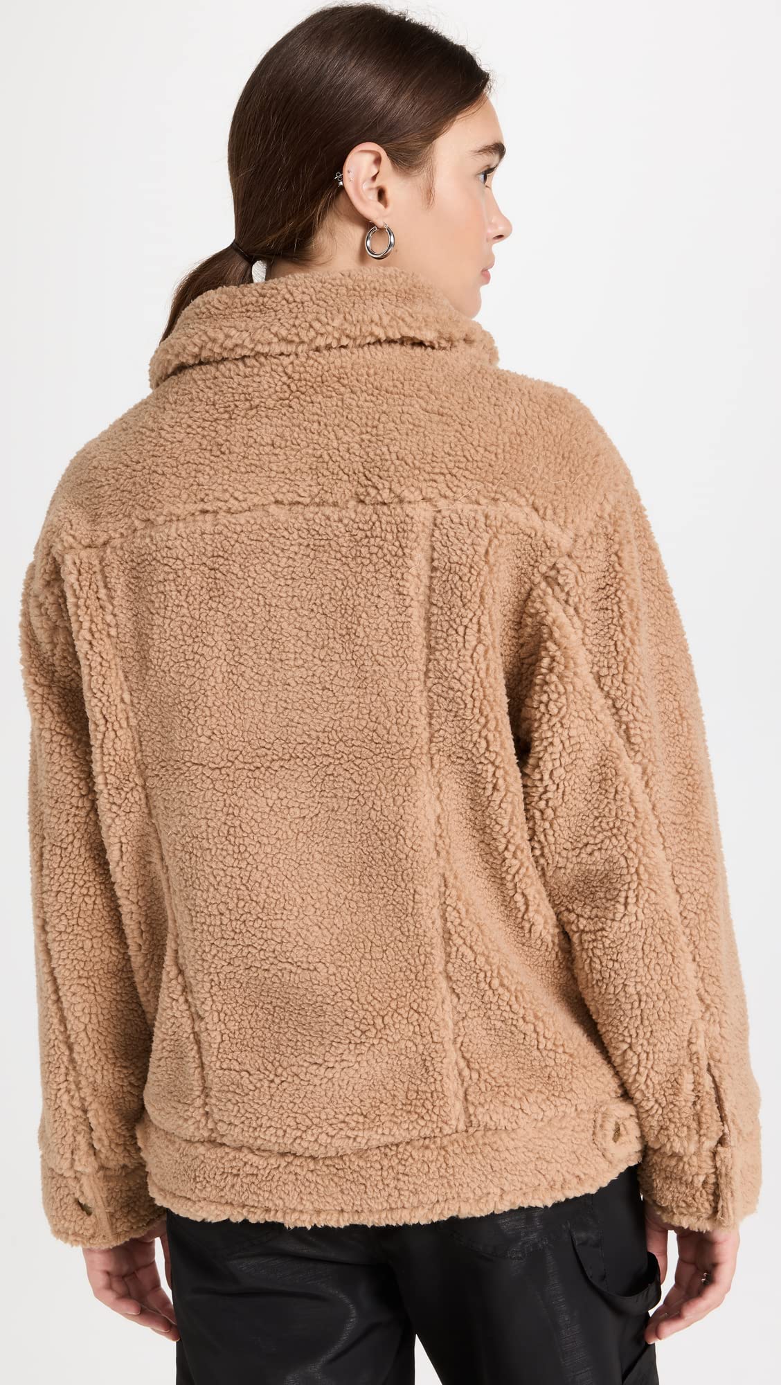 Foto 5 pulgar | Chaqueta Ugg Frankie Sherpa Trucker Para Mujer Camel - Xl - Venta Internacional.