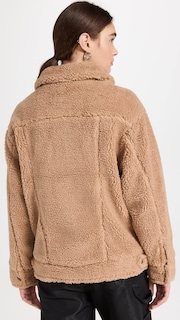 Foto 4 | Chaqueta Ugg Frankie Sherpa Trucker Para Mujer Camel - Xl - Venta Internacional.