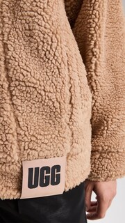 Foto 7 | Chaqueta Ugg Frankie Sherpa Trucker Para Mujer Camel - Xl - Venta Internacional.