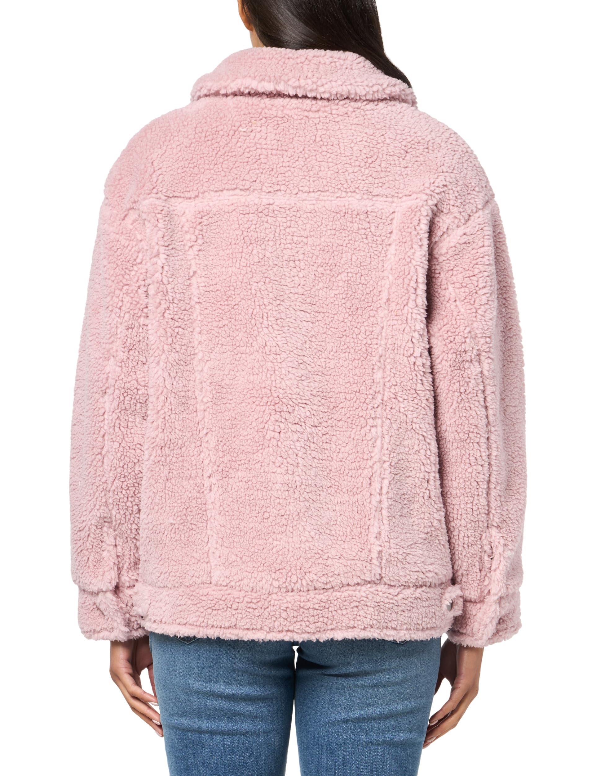 Foto 3 pulgar | Chaqueta Ugg Frankie Sherpa Trucker Para Mujer, Color Rosa Ceniza - Venta Internacional.