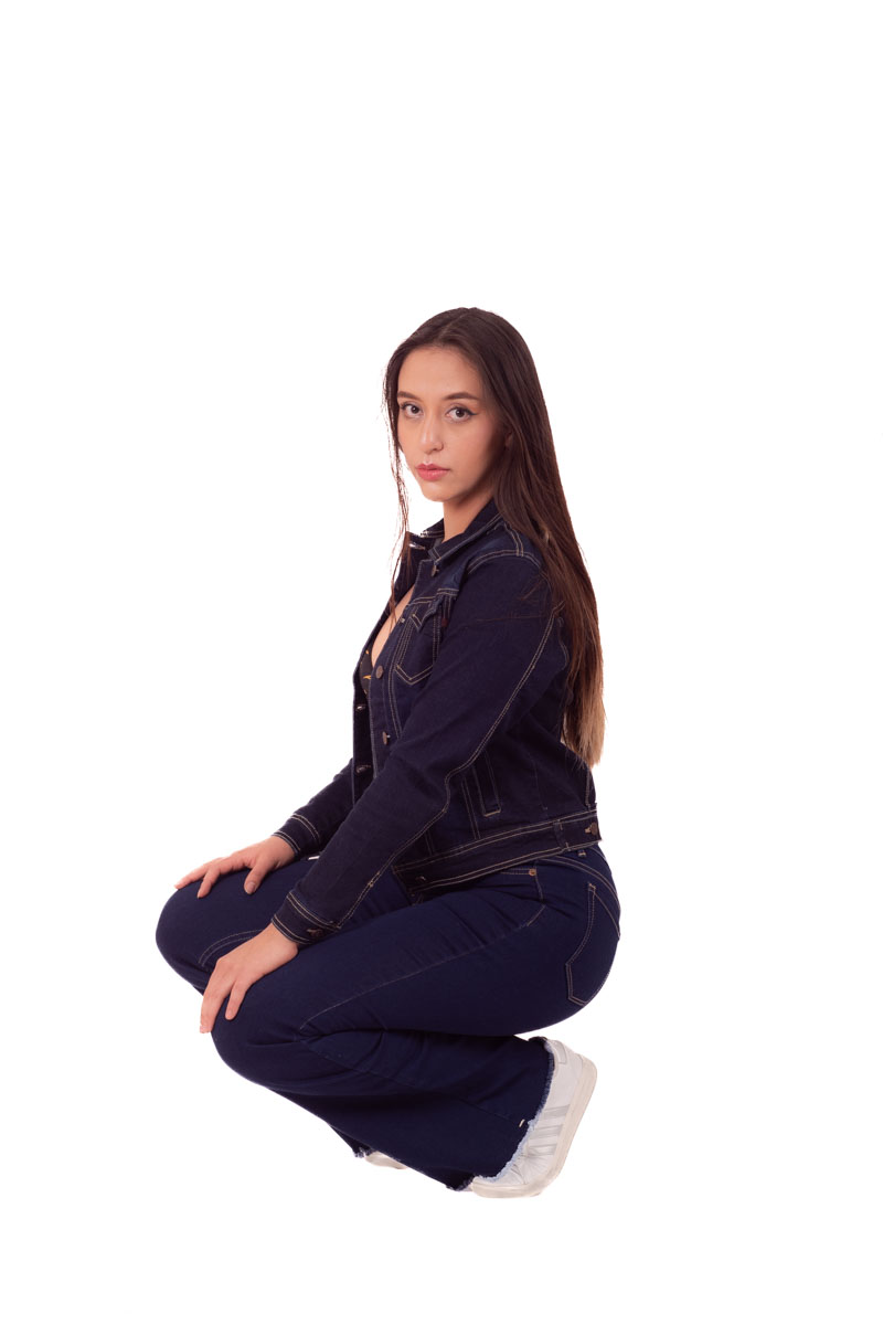 Foto 2 | Chamarra Denim Jacket Basica De Mezclilla Rigida Con Bolsillos Para Dama Azul Oscuro Pineda Jeans