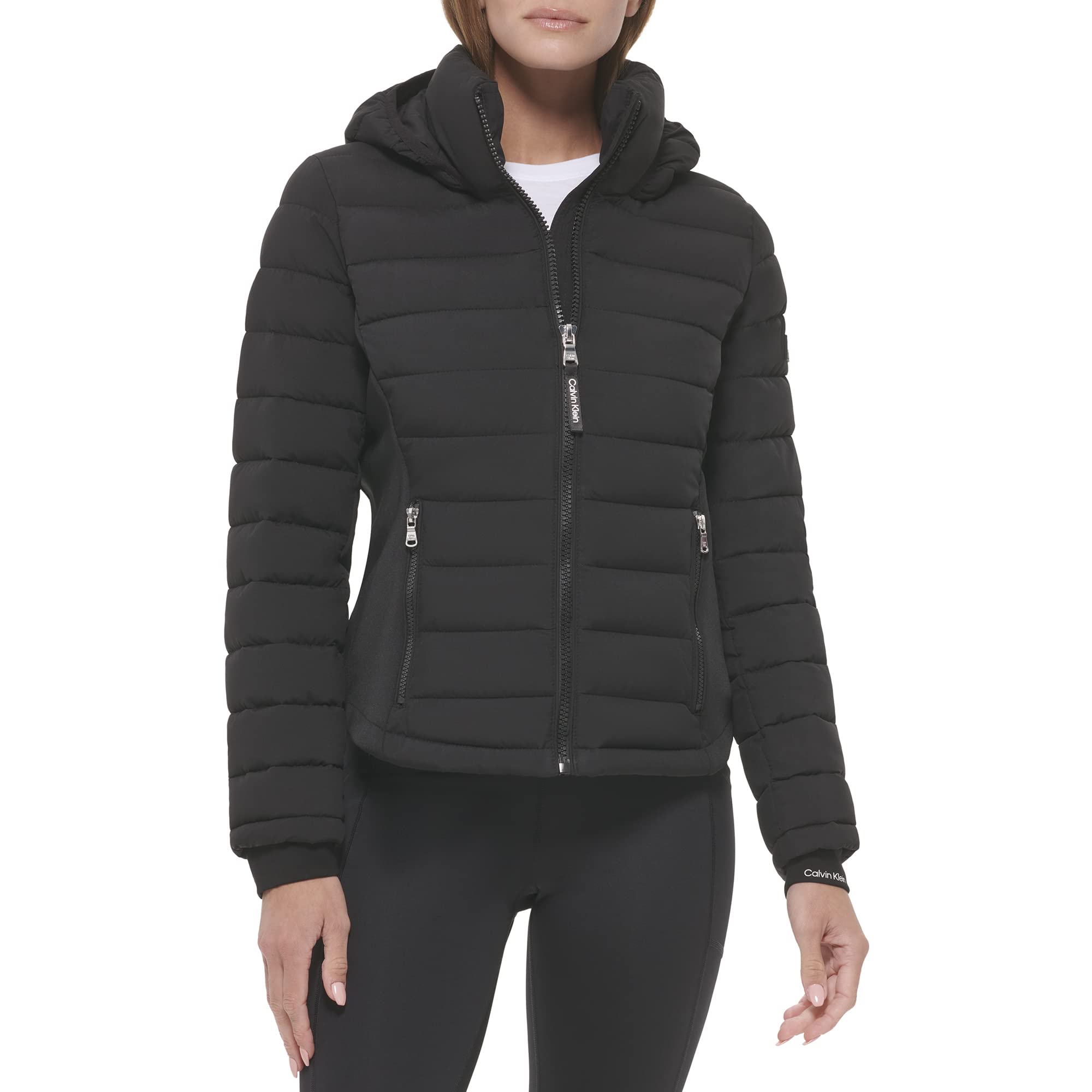 Foto 2 pulgar | Chaqueta Calvin Klein Ligera Y Resistente Al Agua Para Mujer - Venta Internacional.