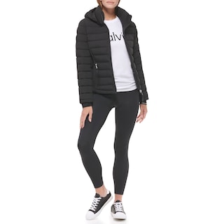 Foto 2 | Chaqueta Calvin Klein Ligera Y Resistente Al Agua Para Mujer - Venta Internacional.
