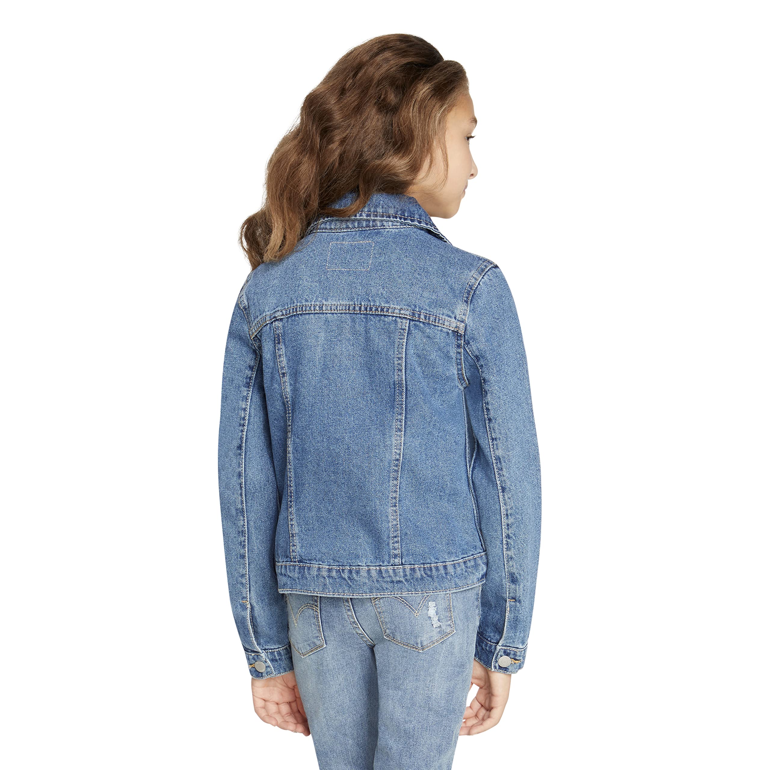 Foto 4 pulgar | Chaqueta Levi's Denim Trucker Para Niñas Bristol Talla M - Venta Internacional.
