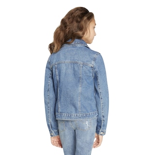 Foto 3 | Chaqueta Levi's Denim Trucker Para Niñas Bristol Talla M - Venta Internacional.