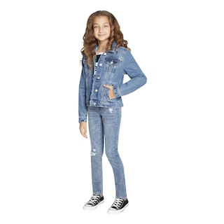 Foto 4 | Chaqueta Levi's Denim Trucker Para Niñas Bristol Talla M - Venta Internacional.
