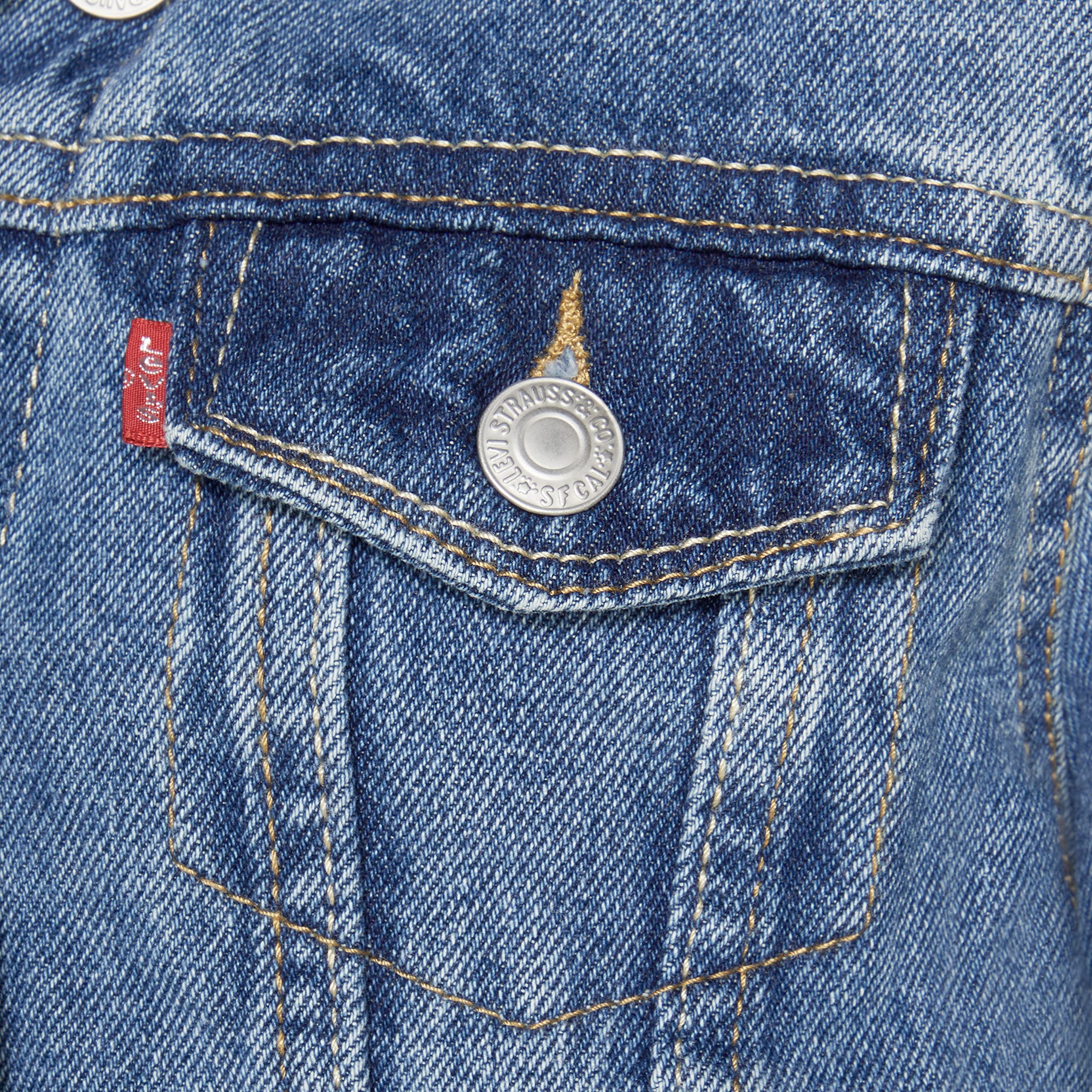 Foto 6 pulgar | Chaqueta Levi's Denim Trucker Para Niñas Bristol Talla M - Venta Internacional.