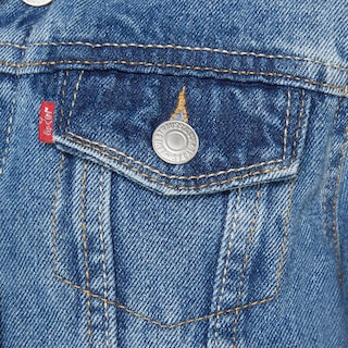 Foto 5 | Chaqueta Levi's Denim Trucker Para Niñas Bristol Talla M - Venta Internacional.