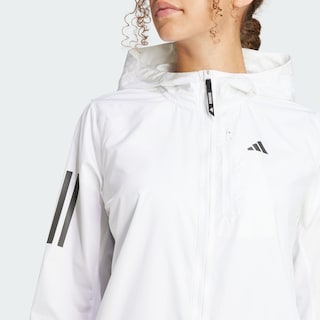 Foto 7 | Chamarra Own The Run Adidas Blanco Mujer