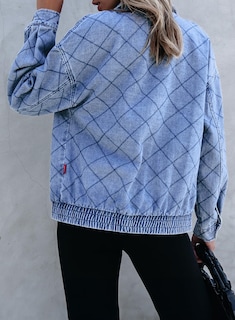 Foto 2 | Chaqueta Vaquera Sidefeel Zimbaplatinum De Manga Larga Extragrande - Venta Internacional.