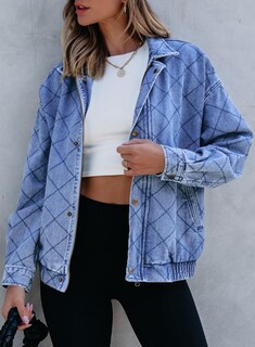 Foto 5 | Chaqueta Vaquera Sidefeel Zimbaplatinum De Manga Larga Extragrande - Venta Internacional.