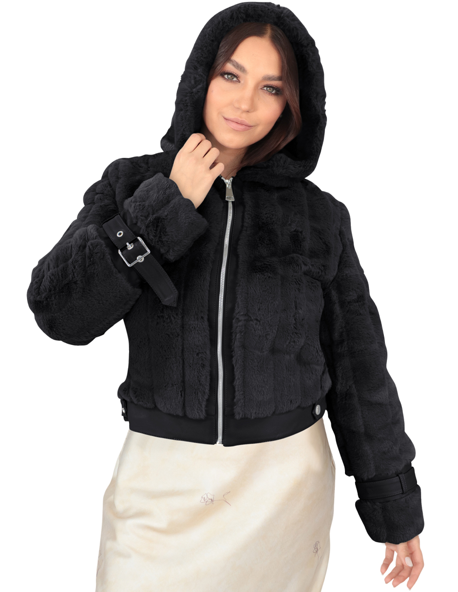 Foto 1 | Chamarra Mujer Roosevelt Natalia-mh2406 Black