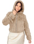 Chamarra Mujer Roosevelt Natalia-mh2406 Camel