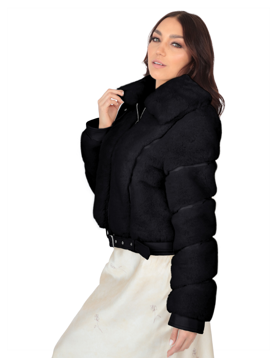 Foto 2 | Chamarra Mujer Roosevelt Natalia-mh2403 Black