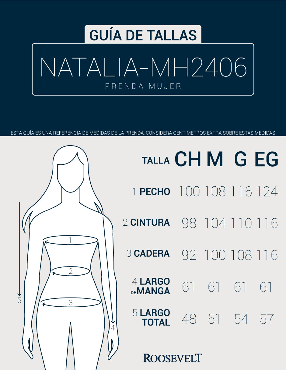 Foto 5 pulgar | Chamarra Mujer Roosevelt Natalia-mh2406 Pork Beige