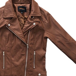 Foto 5 | Chaqueta Café Tipo Piel Lc