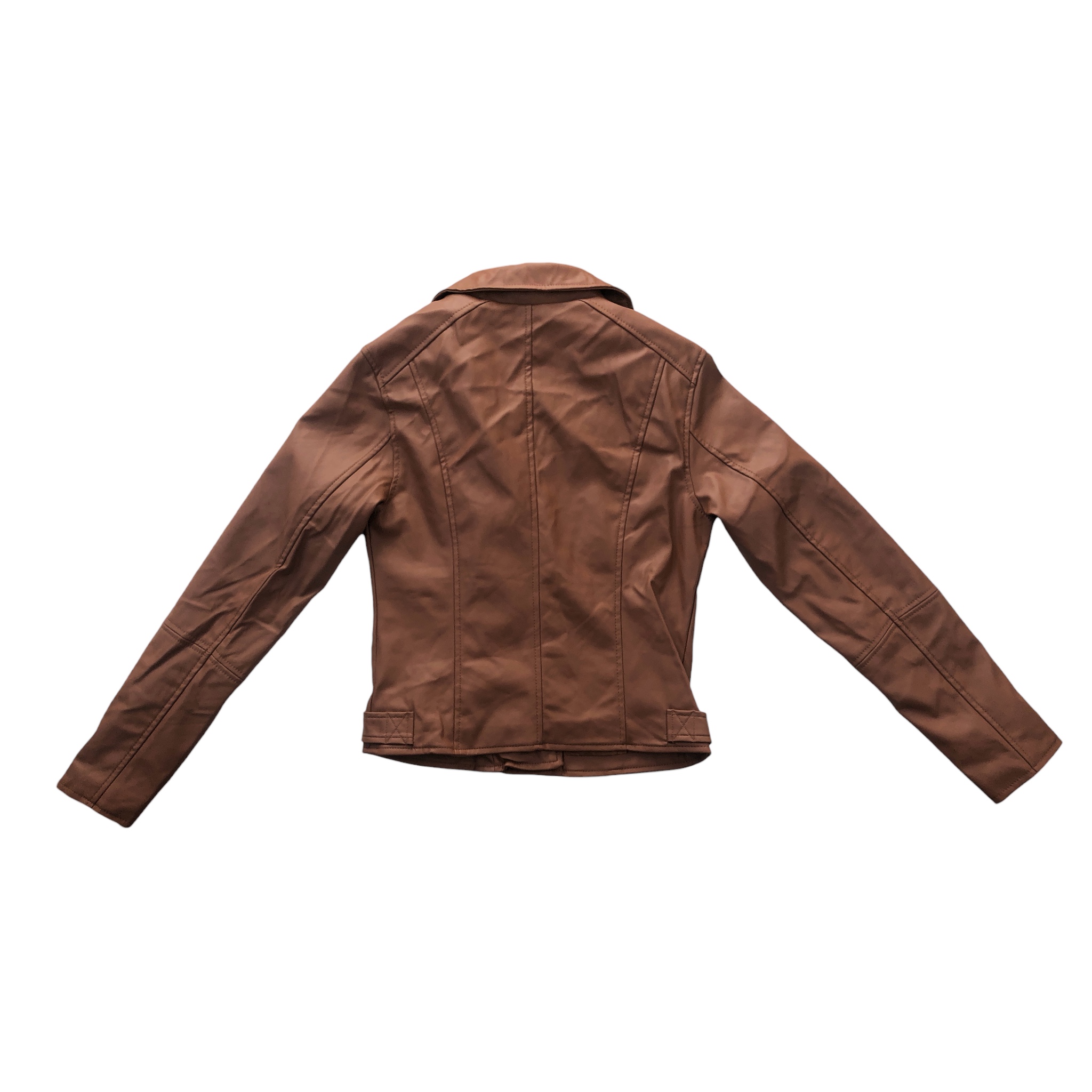 Foto 7 | Chaqueta Café Tipo Piel Lc