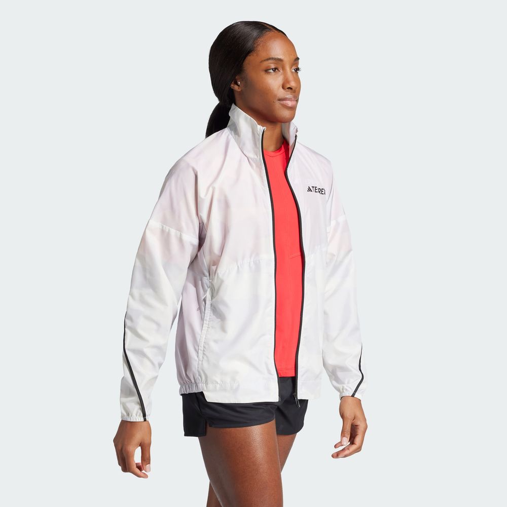 Foto 5 | W Mt P Wind J Adidas Gris Mujer