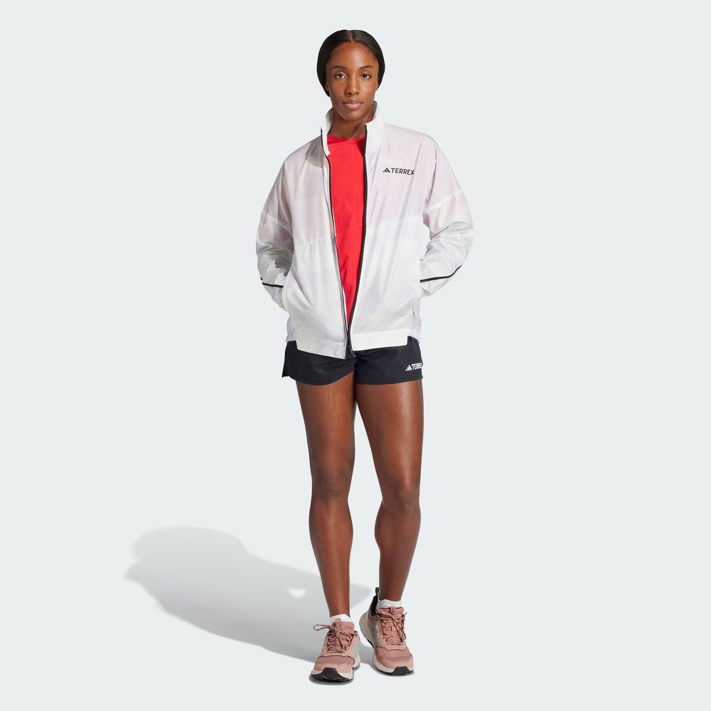 Foto 6 | W Mt P Wind J Adidas Gris Mujer