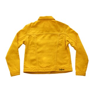 Foto 4 | Chamarra de Mezclilla Indicum Denim Amarillo para Mujer