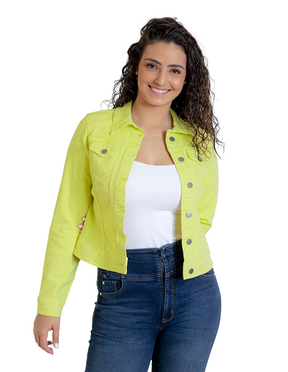 Chamarra de Mezclilla Indicum Denim High para Mujer $589