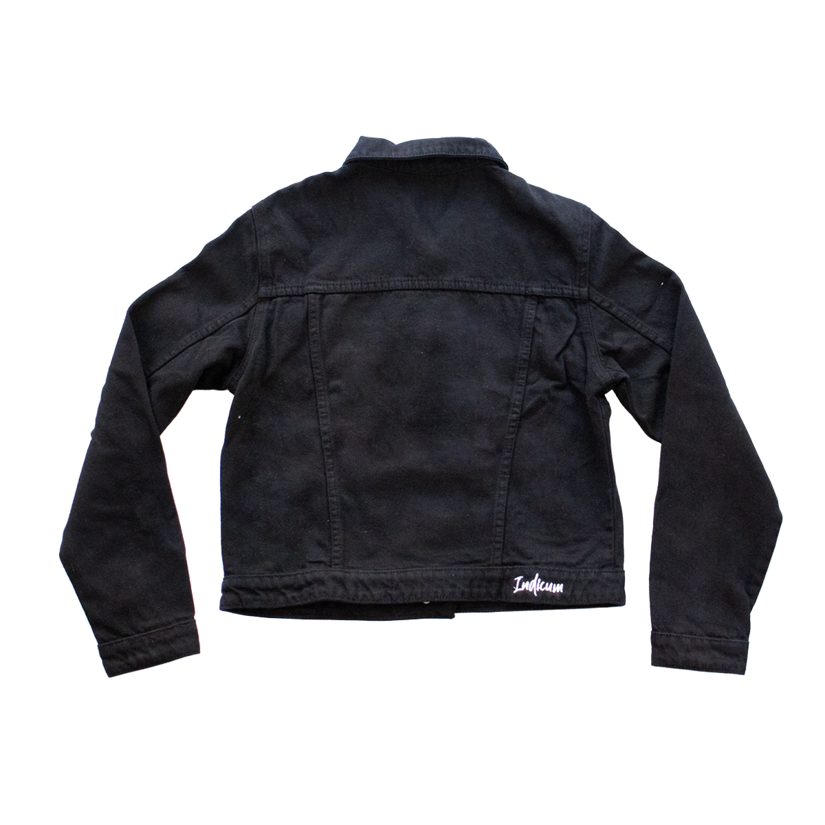 Foto 5 pulgar | Chamarra de Mezclilla Indicum Denim Negro para Mujer
