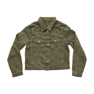 Foto 2 | Chamarra de Mezclilla Indicum Denim Verde para Mujer