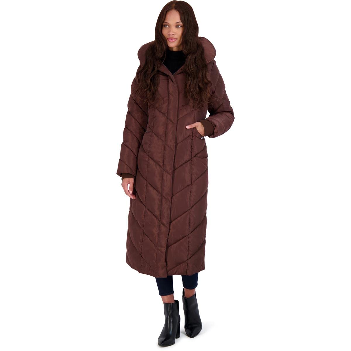 Abrigo Steve Madden Classic Café para Mujer - Venta Internacional