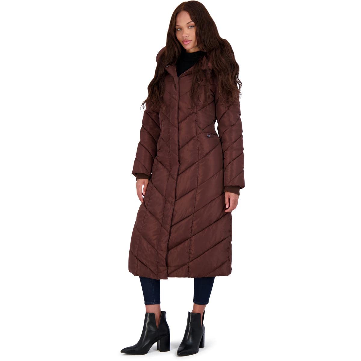 Foto 3 pulgar | Abrigo Steve Madden Classic Café para Mujer - Venta Internacional