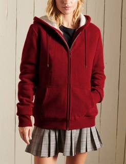 Foto 2 | Sudadera con Capucha y Chaqueta Yeokou Roja para Mujer - Venta Internacional