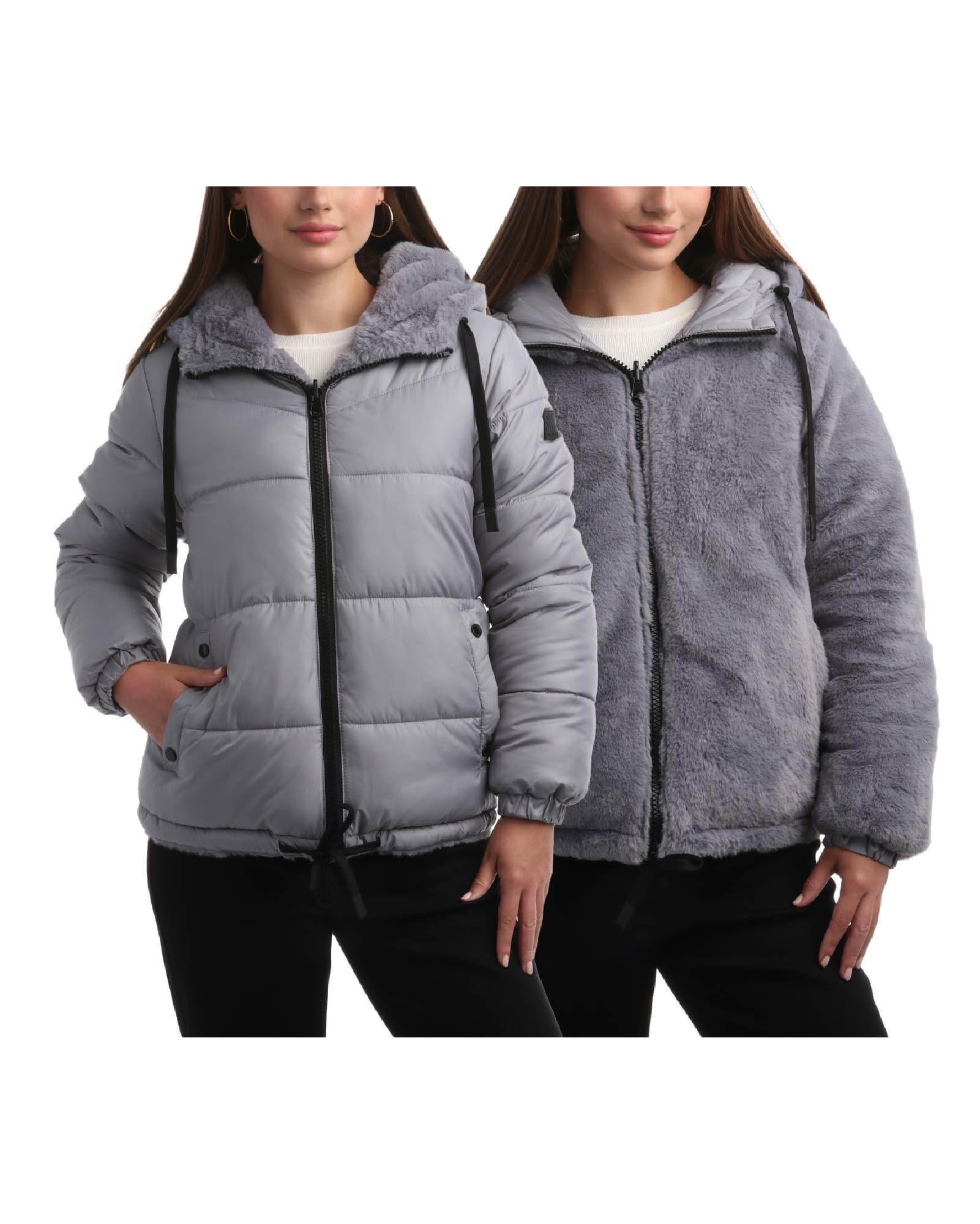 Foto 1 | Chaqueta de Invierno Steve Madden Heavyweight Reversible para Mujer - Venta Internacional