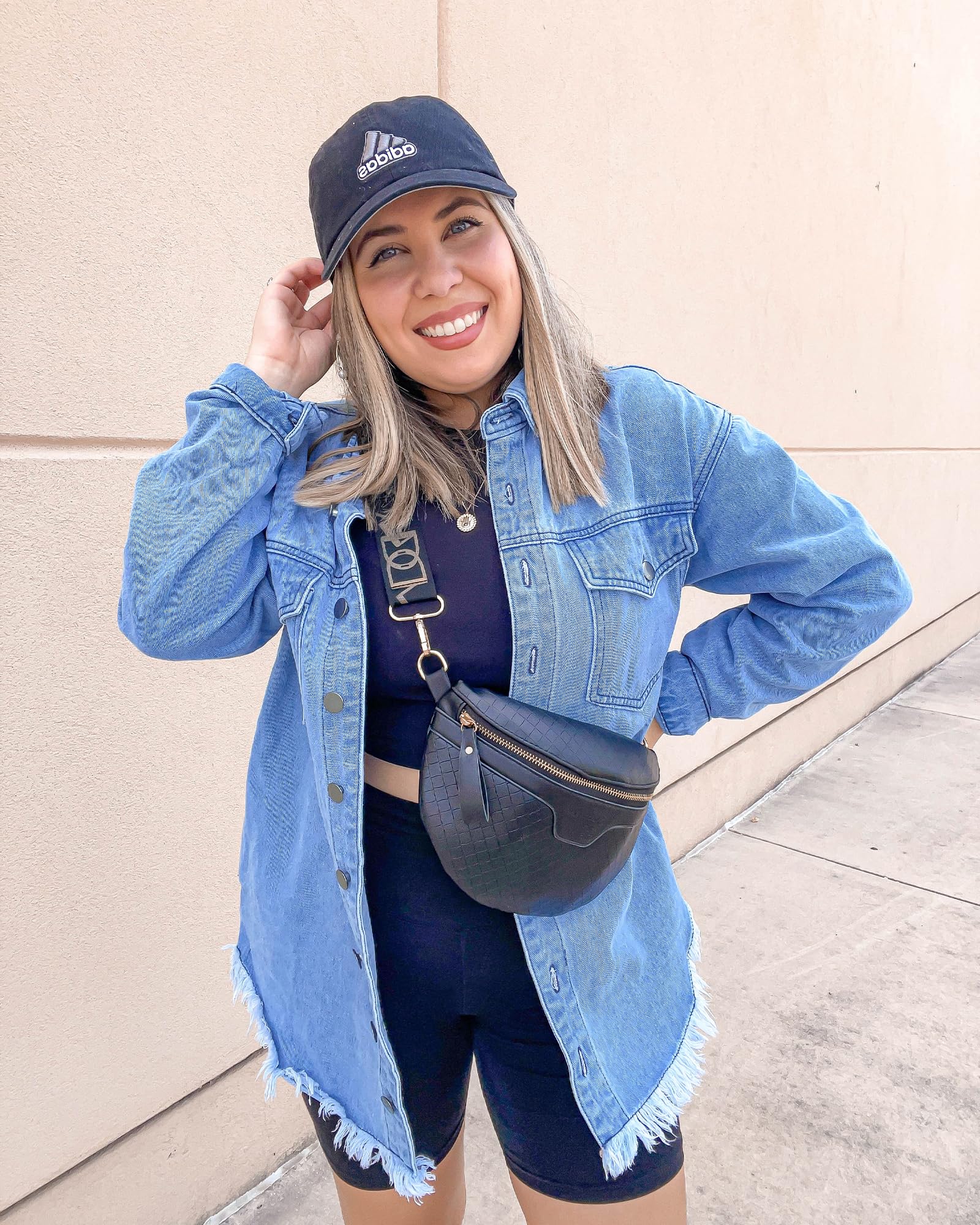 Foto 6 pulgar | Chaqueta Vaquera Luvamia Fashion Para Mujer, Manga Larga, De Gran Tamaño - Venta Internacional.