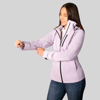 Foto 3 | Chamarra Greenlander Para Mujer Con Gorro Moda Casual