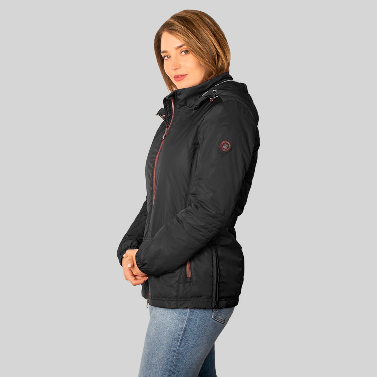Chamarra Greenlander Para Mujer Con Gorro Desmontable