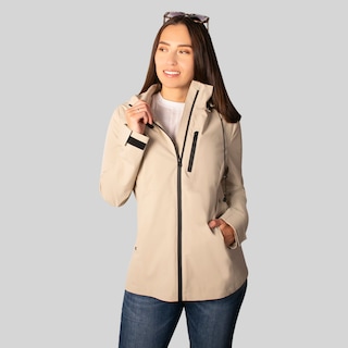 Foto 1 | Chamarra Greenlander Para Mujer Con Gorro Moda Casual