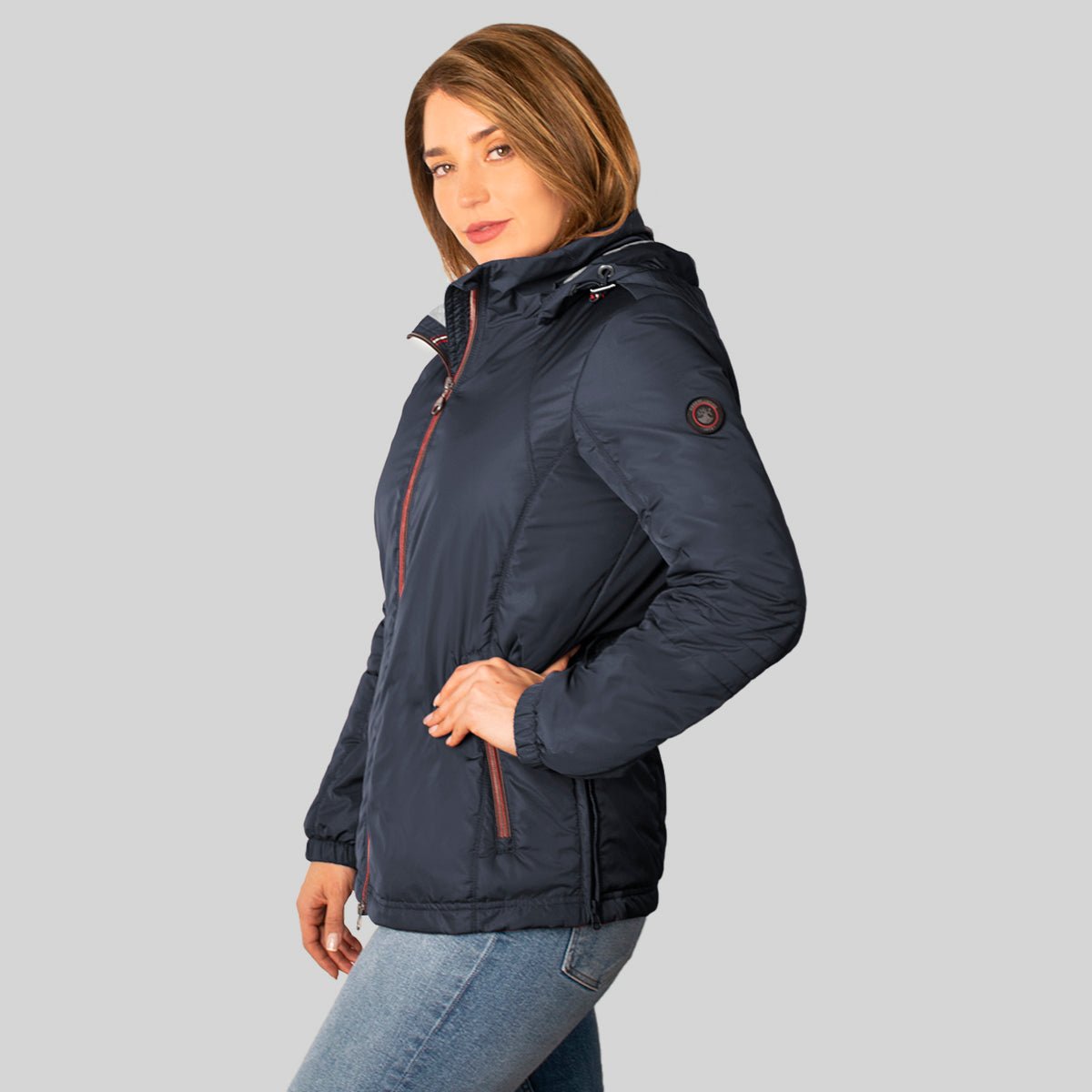 Chamarra Greenlander Para Mujer Con Gorro Desmontable