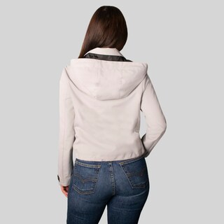 Foto 5 | Chamarra Greenlander Ligera Casual Y Moderna Con Detalles Negros Y Bolsillos Laterales