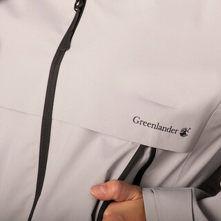 Foto 6 | Chamarra Greenlander Ligera Casual Y Moderna Con Detalles Negros Y Bolsillos Laterales