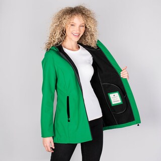 Foto 2 | Chamarra Greenlander Softshell Impermeable Entallada Y Con Capucha Para Mujer