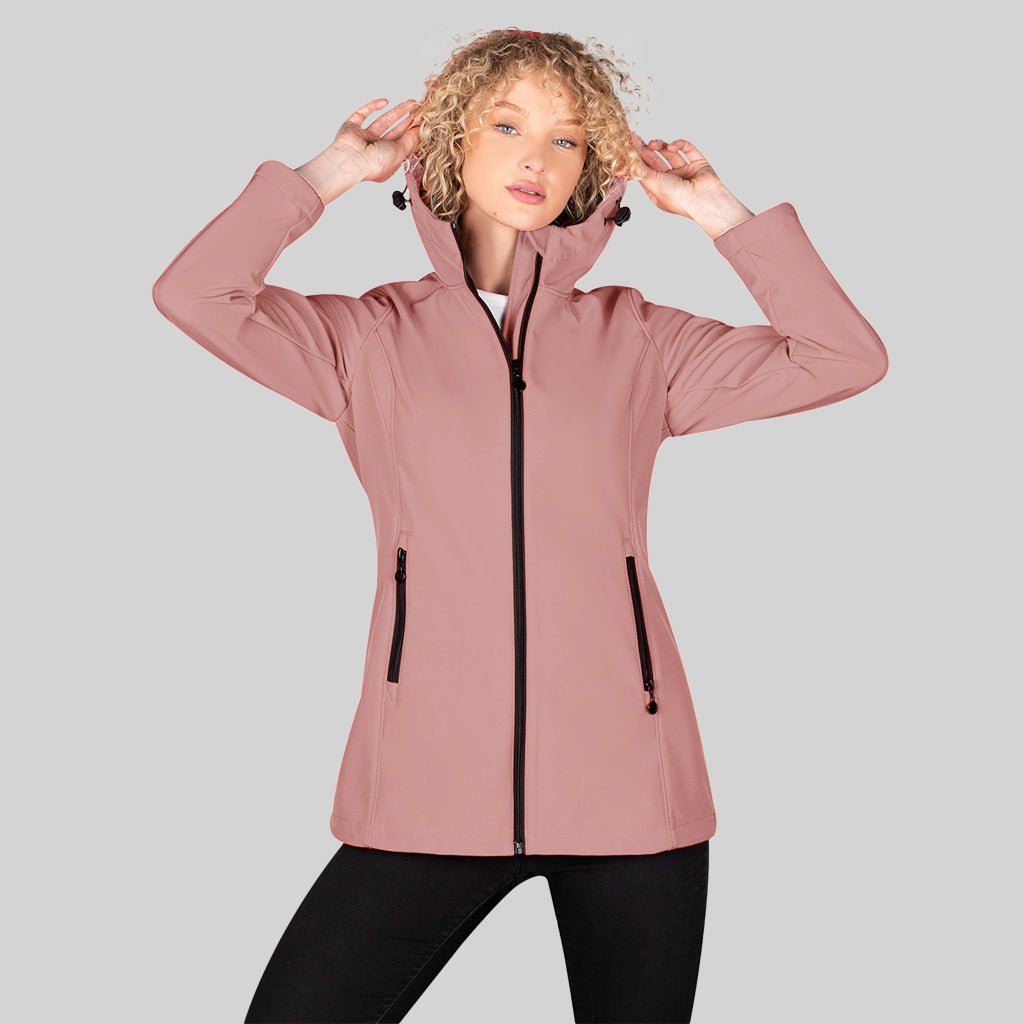 Foto 4 pulgar | Chamarra Greenlander Softshell  Impermeable Entallada Y Con Capucha Para Mujer