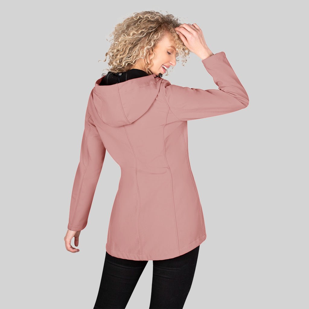 Foto 5 pulgar | Chamarra Greenlander Softshell  Impermeable Entallada Y Con Capucha Para Mujer