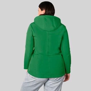 Foto 4 | Chamarra Greenlander Softshell Impermeable Entallada Y Con Capucha Tallas Extra Para Mujer