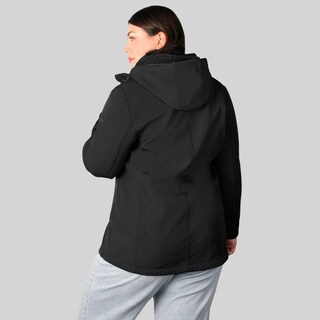 Foto 4 | Chamarra Greenlander Softshell Impermeable Entallada Y Con Capucha Tallas Extra Para Mujer