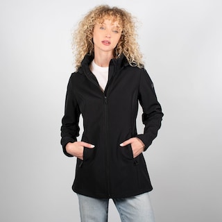Foto 1 | Chamarra Greenlander Softshell Impermeable Entallada Y Con Capucha Para Mujer